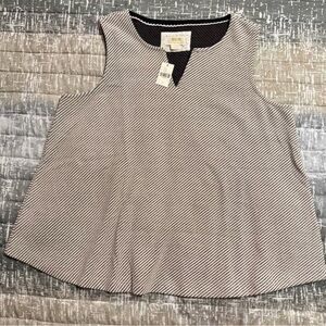 Anthropologie Maeve - NWT - Black and White Women’s Top
